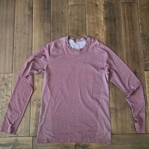 Men’s Maroon Lululemon Long Sleeve
